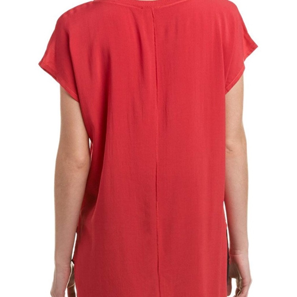 Splendid dark pink high/low tunic-medium - Picture 4 of 4